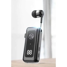 Pileli Store Makaralı Bluetooth Kulaklık Kulak Içi Dijital Göstergeli Yüksek Ses Kaliteli