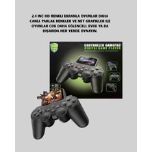 Pileli Store 2.4 Inç Hd Renkli Ekranlı 500-IN-1 Taşınabilir Retro Oyun Konsolu, Kablolu Tv Bağlantısı ve