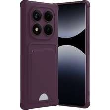 Pileli Store  Xiaomi Redmi Note 14 Pro 5g Kelvin Kartvizitli Silikon - Derin Mor