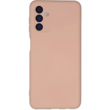 Pileli Store  Samsung Galaxy A04S Kılıf Nano Içi Kadife Silikon - Pudra