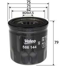 Valeo Matrixzn Yağ Filtresi Clio Iv-Kng Ii-Mgn Iii-Iv-Dokker-Lodgy-Logan Ii-Sandero Ii-Qashqai Ii-Juke