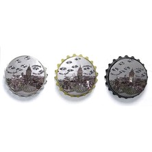 Pileli Store Istanbul Temalı Magnet ALK2234