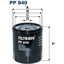 Filtron Matrixzn Yakit Filtresi Mercedes OM615 OM616 OM617 W123 S123 C123 W460