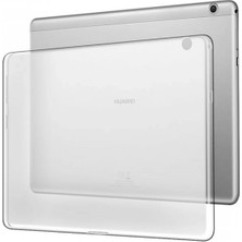 Pileli Store  Huawei Mediapad T5 10 Kılıf Tablet Şeffaf Silikon