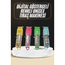 Pileli Store Tıraş Makinesi Renkli Dijital Göstergeli Epilasyon Öncesi Kısaltma Makinesi