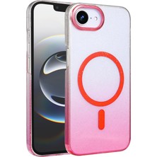 Pileli Store  Apple iPhone 16E Glossy Magsafe Kapak - Pembe