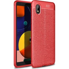 Pileli Store  Samsung Galaxy A01 Core Kılıf Auto Focus Kapak - Kırmızı