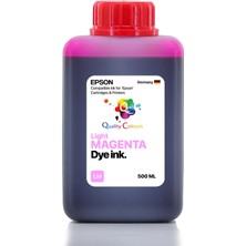 Qc Epson 108 Uyumlu Mürekkep - 500ML Lm Light Magenta Açık Kırmızı (C13T09C64A)