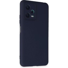 Pileli Store  Xiaomi Redmi Note 12 5g Kılıf Nano Içi Kadife Silikon - Lacivert