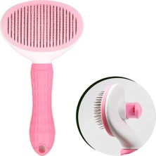 Pileli Store Buffer® Kedi Köpek Tüy Toplayıcı Kendini Temizleyebilen Ergonomik Saplı Evcil Hayvan Tarağı