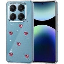 Pileli Store  Xiaomi Redmi Note 14 Pro 4g Fiyonk Desenli Kapak - Desen 7