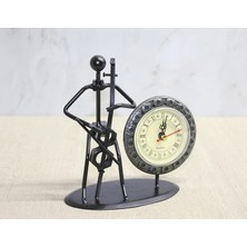 Pileli Store Metal Saatli Keman Çalan Müzisyen ALK4333