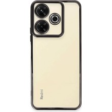 Pileli Store  Xiaomi Redmi 13 4g Kılıf Razer Lensli Silikon - Siyah