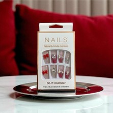 C&On Design “profesyonel Takma Tırnak Seti – Doğal Görünümlü, Şeffaf ve Simli Renk Seçenekleriyle”