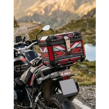 REXX 45 LİTRE ABS MOTOSİKLET ARKA ÇANTA KIRMIZI
