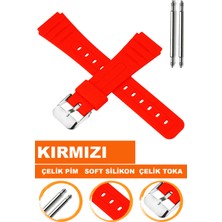  casio f-91 / f-94 / f-105 saat uyumlu soft silikon saat kordonu kayışı s02f91w-r