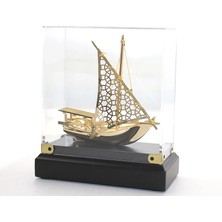 Pileli Store Kutulu Pirinç Gemi ALK3366