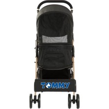 Matrixzn Tommy Evcil Hayvan Arabası Siyah 67*47*98CM Max 15KG