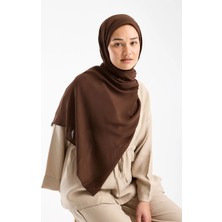 Lavin Scarfs Daily Koleksiyonu Viskon Şal Acı Kahve