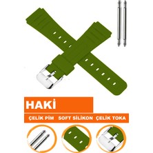  casio f-91 / f-94 / f-105 saat uyumlu soft silikon saat kordonu kayışı s02f91w-g