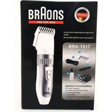 Pileli Store Braons Şarj Edilebilir Kablosuz Tıraş Makinesi BRS-1217