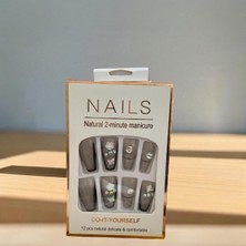 C&On Design “profesyonel Takma Tırnak Seti – Doğal Görünümlü, Şeffaf ve Simli Renk Seçenekleriyle”