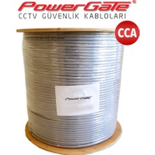Hsc Bilişim Powergate Cell 250MT, 2+1 (2x0,22+0,25) Cca %40 Bakır Alışımlı,cctv Güvenlik Kablosu
