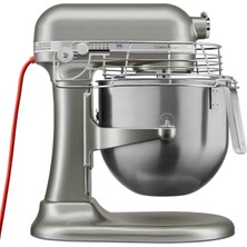 KitchenAid Mutfakaid KSMC895CU 8-Quart Commercial Countertop Mixer With Bowl Guard, 10SPEED, Gear-Driven, Contour Silver