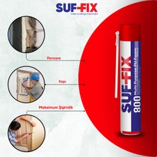 Suf-Fix 800 Pipetli Montaj Köpüğü 750ML 6 Adet – Profesyonel Dolgu Köpüğü