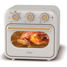 Kiwi 360° Derece Dönüş Sistemli 16 Lt Geniş Kapasiteli Zamanlayıcılı Yağsız Retro Fritöz KAF-5556