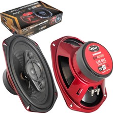 Boschmann XJX-69C Oto Koaksiyel Hoparlör Oval 6x9 Inç 900 Watt Tweeterli 2 Adet