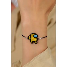 Kübüşün Atölyesi KA-017 Miyuki Bileklik - Among Us Serisi - Sarı