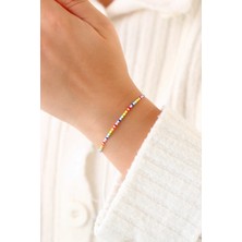 Kübüşün Atölyesi KA-032 Miyuki Bileklik - Ince Dizi Serisi - Model 2