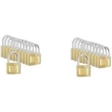 Doras Kilit 30 Mm Pas Sistem 20 li Set (5 Anahtarlı)