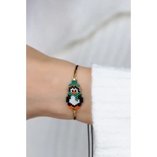 Kübüşün Atölyesi KA-012 Miyuki Bileklik - Yeni Yıl Serisi - Penguen