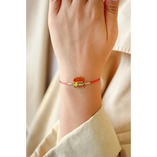 Kübüşün Atölyesi KA-030 Miyuki Bileklik - Fast Food Serisi - Hamburger