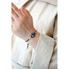 Kübüşün Atölyesi KA-027 Miyuki Bileklik - Fatma Ana Eli Serisi - Siyah