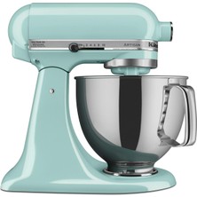 Kitchenaid Artisan Serisi 5 Quart Tilt Head Stand Mixer With Pouring Shield KSM150PS, Ice Blue Blue Blue