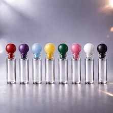 Cosy Club Shop 8li 0,5ml Mini Deneme Boy Yeniden Doldurulabilir Taşınabilir Cam Parfüm Şişesi