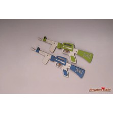 Muwody Toys Ahşap Oyuncak Tüfek