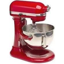 KitchenAid Mutfakaid Deluxe Edition 6quart Bowl Lift Stand Mixer, Empire Red