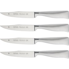 Wmf Grand Gourmet Biftek Bıçağı Seti 4 Parça, Almanya'da Üretilmiştir, 4 Dövme Bıçak, Performans Kesimi, Özel Bıçak Çeliği, Bıçak 13,5 cm