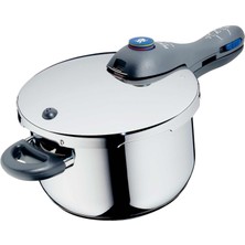Wmf Perfect Plus Indüksiyonlu Düdüklü Tencere 4,5l, Parçalı Düdüklü Tencere, Cilalı Cromargan Paslanmaz Çelik, 2 Pişirme Seviyesi, Tek Elle Pişirme Seviyesi Regülatörü