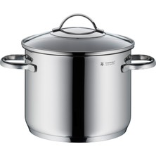 Wmf Provence Plus Sebze Suyu Tenceresi Indüksiyonu 20CM, Cam Kapak, Büyük Tencere 5,3l, Cilalı Cromargan Paslanmaz Çelik, Kaplamasız, Fırına Uygun
