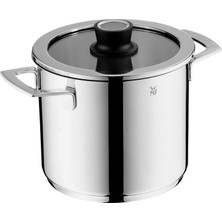 Wmf Variocuisine Sebze Kazanı Indüksiyonu 24CM, Sessiz Cam Kapak Dahil. Termometre, Büyük Tencere 8,8l, Cromargan Cilalı Paslanmaz Çelik, Silikon Kenar