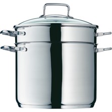Wmf 0724916040 Makarna Tenceresi Ø 24 Cm, Cam Kapaklı