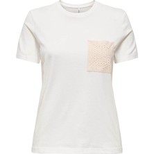 Only Onlenja Lıfe Beyaz Kadın T-Shirt 15369258