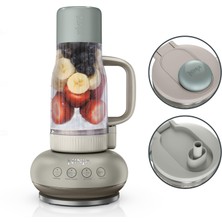 Ninja Plabosstm | Smoothies & Frozen Drinks | 26OZ Travel Tumbler With Leakproof Lid, Chug Spout & Detachable Straw | Auto-Iq Technology | Stone Mint | DB351ST