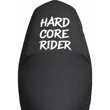 Utku Giyim Motosiklet Sürücüsü Yazılı Tüm Scooterlara Uyumlu Motosiklet Sele Kılıfı Siyah Renk