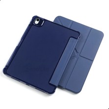 Z-Mobile iPad Air 11" M4 2026/M3 2025/M2 2024 Uyumlu Kapaklı Standlı Kılıf Kalem Bölmeli Darbelere Dayanıklı Tablet Kılıfı
